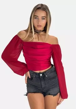 Блуза ELARA Elara, бордовый