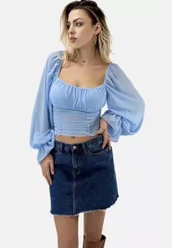 Блуза Elara, светло-голубой