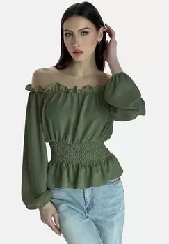 Блуза Elara, зеленый