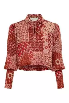 Блуза Elis в миксе с букетом роз CAROLINA K, цвет mix bouquet rose