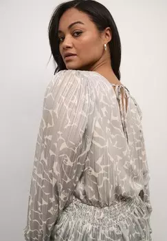 Блуза ELLA Kaffe Curve, серый