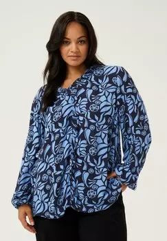 Блуза ELLENA Kaffe Curve, синий