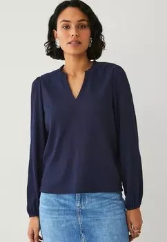 Блуза Ellos Collection, темно-синий