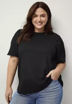 Блуза Ellos Plus collection, черный