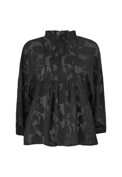 Блуза Ellos Plus collection, черный