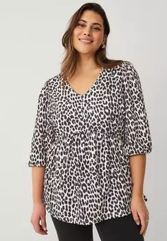 Блуза Ellos Plus collection, черный