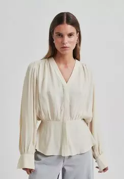 Блуза ELVAS Second Female, бежевый