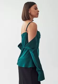 Блуза Elysia CALLI, темно-зеленыйный