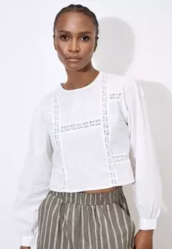 Блуза EMBROIDERED Apricot, белый