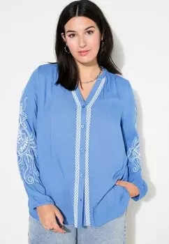 Блуза EMBROIDERED Studio Untold, деним