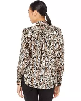 Блуза EQUIPMENT Badalle Tie Blouse, цвет Mother-of-Pearl Multi