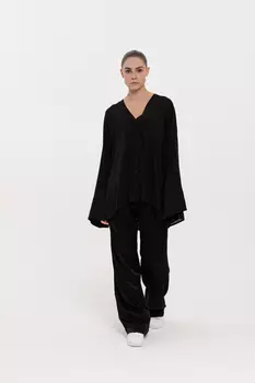 Блуза ET NOS Hemd, черный