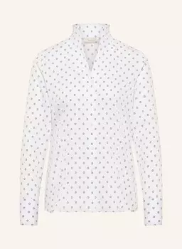 Блуза ETERNA, белый/синий