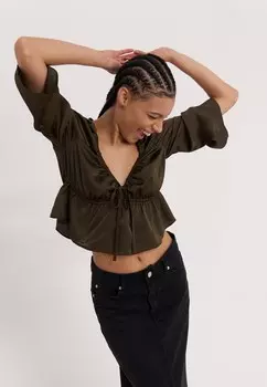 Блуза Even&Odd, хаки