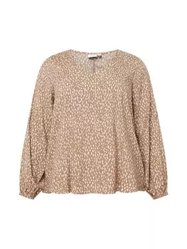 Блуза Evoked, светло-коричневый