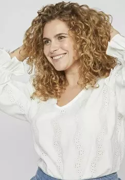 Блуза EVOKED VILA, кремовый