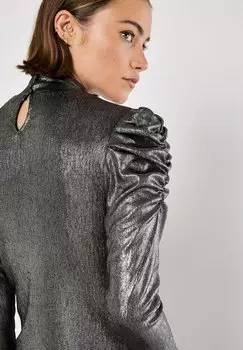 Блуза EXAGERATED Apricot, серебристый