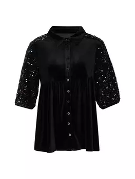 Блуза faina Blouse, черный