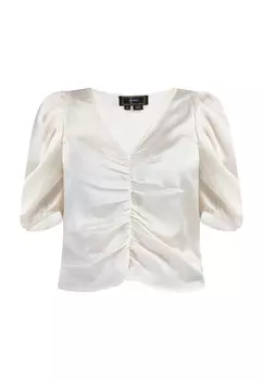 Блуза faina Drapiertes Top, белый