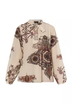 Блуза faina Mit Barockprint, цвет Wollweiss Rot Mehrfarbig