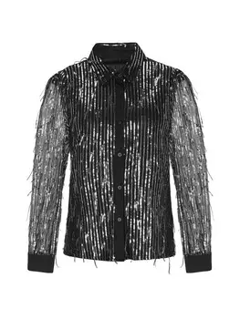 Блуза faina Shirt, черный