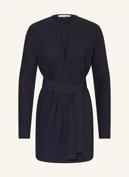 Блуза фиеста с запахом и складками Max Mara Leisure, синий