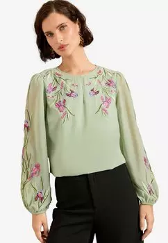 Блуза FIT Love & Roses, зеленый