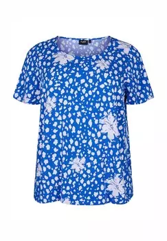 Блуза FLASH – KURZARM Zizzi, синий