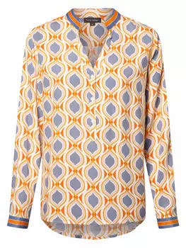 Блуза Franco Callegari nshirt, цвет orange blue stone