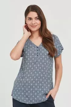 Блуза Fransa Kurzarm FRFXSUTILE 2 Blouse, синий