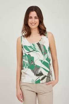 Блуза Fransa Kurzarm, зеленый