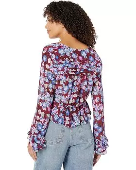 Блуза Free People Maybel Blouse, цвет Shiraz Combo