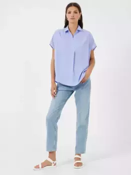 Блуза French Connection Short Sleeve Light Crepe, цвет bluebell