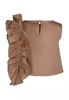 Блуза Fun&Fun, коричневый