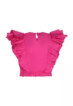 Блуза Fun&Fun, неоновый розовый