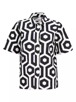 Блуза FYNCH-HATTON, черный/белый