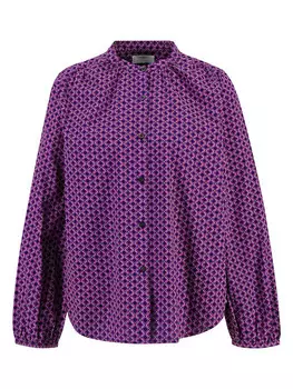 Блуза FYNCH-HATTON, цвет lila/dunkelblau