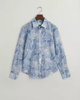 Блуза Gant Langarm, цвет dove blue