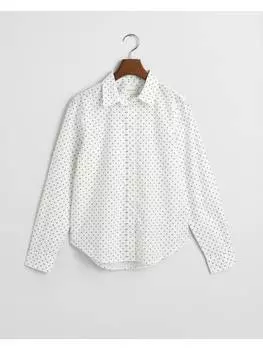 Блуза Gant Langarmbluse, цвет eggshell