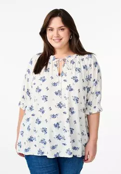 Блуза GEBLMTE Zizzi, синий