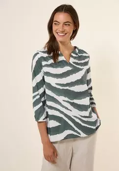 Блуза GEMUSTERTE Cecil, хаки