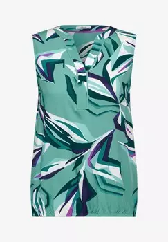 Блуза GEMUSTERTE Cecil, неоновый зеленый