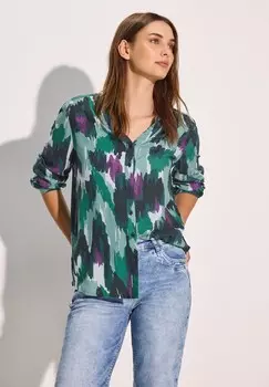 Блуза GEMUSTERTE Cecil, зеленый