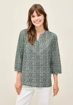 Блуза GEMUSTERTE Cecil, зеленый