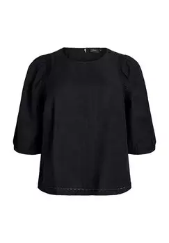 Блуза GERAFFTEN SCHULTERN Zizzi, черный