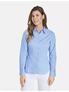Блуза Gerry Weber Langarm, цвет blau/wei streifen