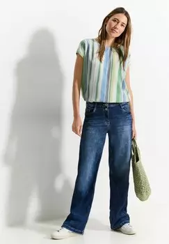 Блуза GESTREIFTE Cecil, светло-зеленый