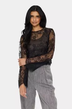 Блуза GIGISZ Saint Tropez, черный