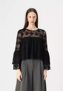 Блуза Gina Tricot, черный