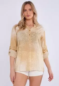 Блуза GINI LONDON, бежевый